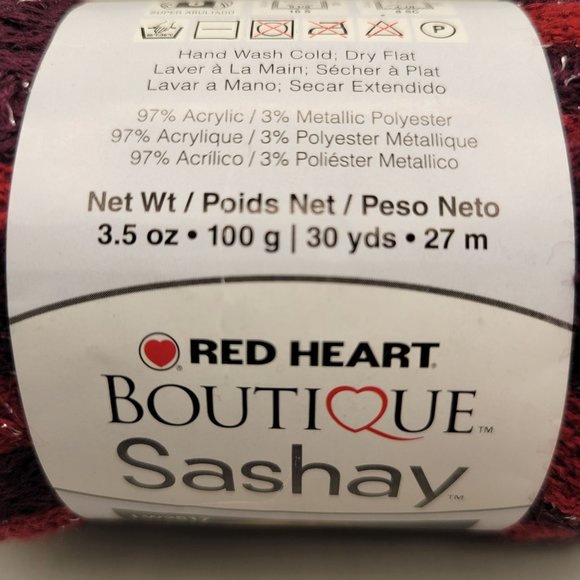 Red Heart Boutique Sashay Tango and Mambo 100 Gram 30 Yards Each - Picture 5 of 6